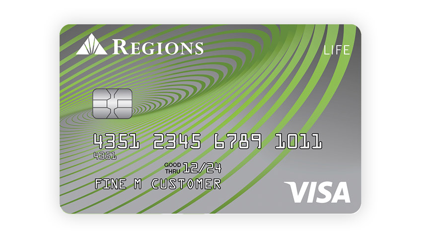 Life Visa® credit card Regions